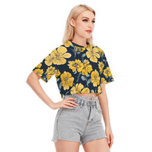 Load image into Gallery viewer, All-Over Print Women&#39;s Cropped T-shirt | 190GSM Cotton
