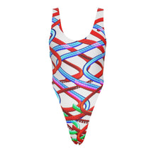 Load image into Gallery viewer, Columbus Street Lights All-Over Print Women&#39;s One-piece Swimsuit | Double-sides Printed
