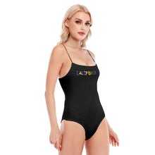 Load image into Gallery viewer, California Light Painting 2 All-Over Print Women&#39;s Black Cami Tube Top Bodysuit
