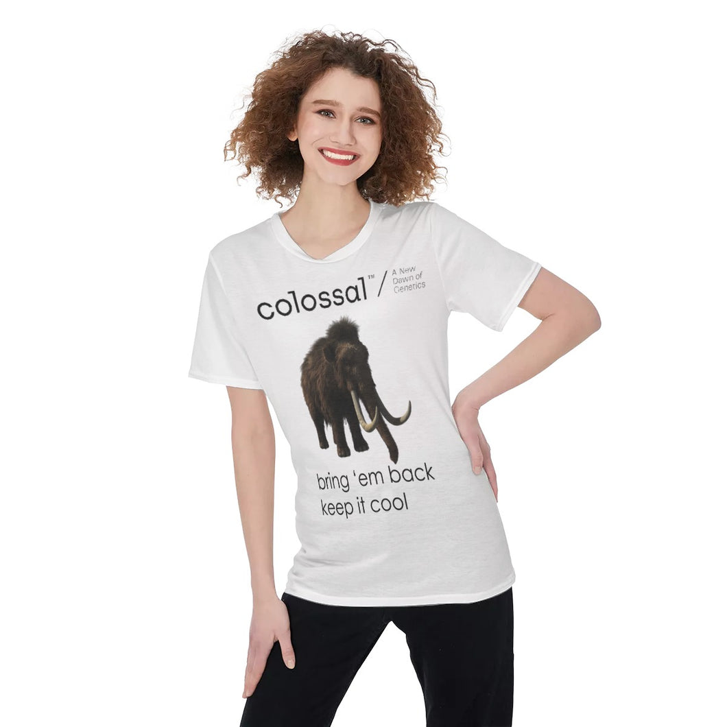 Woolly Mammoth All-Over Print Women'S O-Neck T-Shirt