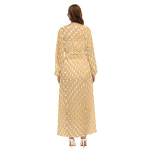 Load image into Gallery viewer, Yellow Signal Light All-Over Print Women&#39;s Beach Long Coat
