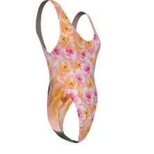 Load image into Gallery viewer, Roses All-Over Print Women&#39;s One-piece Swimsuit | Double-sides Printed
