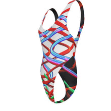 Load image into Gallery viewer, Columbus Street Lights All-Over Print Women&#39;s One-piece Swimsuit | Double-sides Printed
