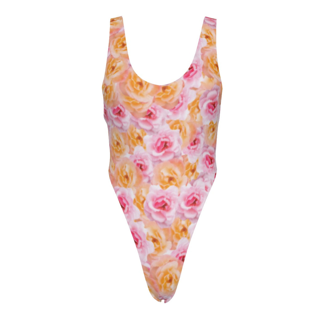 Roses All-Over Print Women's One-piece Swimsuit | Double-sides Printed