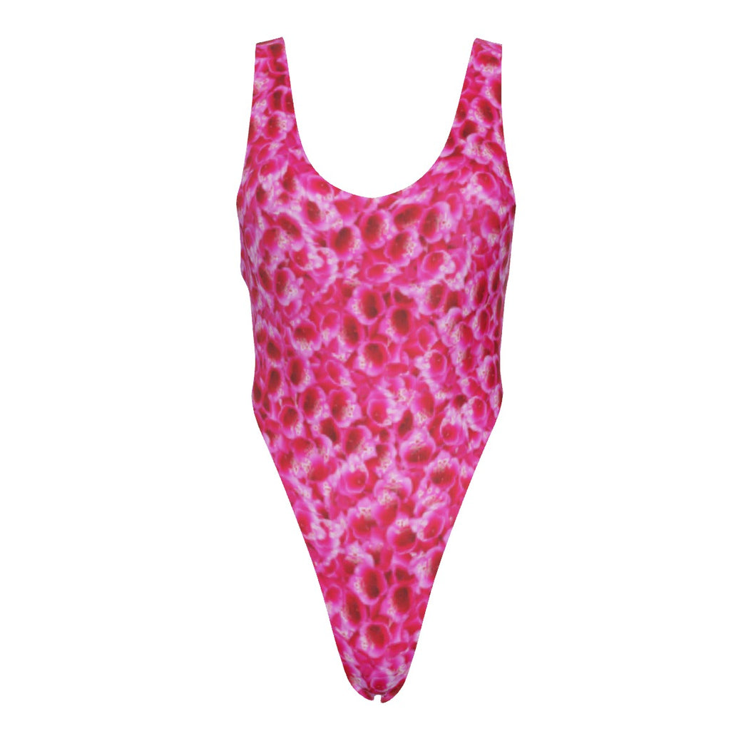 Bell Flowers All-Over Print Women's One-piece Swimsuit | Double-sides Printed
