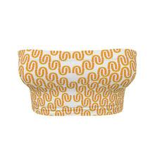 Load image into Gallery viewer, Yellow Signal Light Painting 2 Bandeau Top
