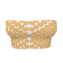 Load image into Gallery viewer, Yellow Signal Light Painting 2 Bandeau Top

