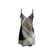 Load image into Gallery viewer, Light Painting Short Slip dress
