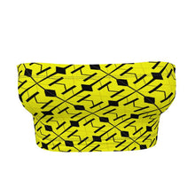 Load image into Gallery viewer, Yellow neon Light Bandeau top
