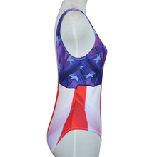 Load image into Gallery viewer, USA Flag One-Piece Swimsuit
