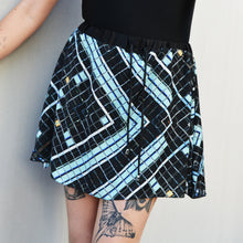 Load image into Gallery viewer, Hunter&#39;s Point Building Flared Mini Skirt
