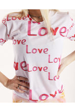 Load image into Gallery viewer, Love Open Neon Sign Light Painting Women&#39;s All Over Print Shirt
