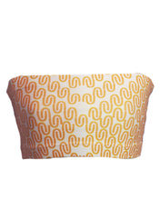 Load image into Gallery viewer, Yellow Signal Light Painting 2 Bandeau Top
