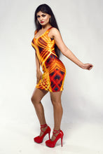 Load image into Gallery viewer, Two Light Paintings Bodycon Dress
