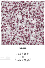 Load image into Gallery viewer, Violet and White Flowers Scarf
