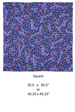 Load image into Gallery viewer, Purple Flowers Scarf
