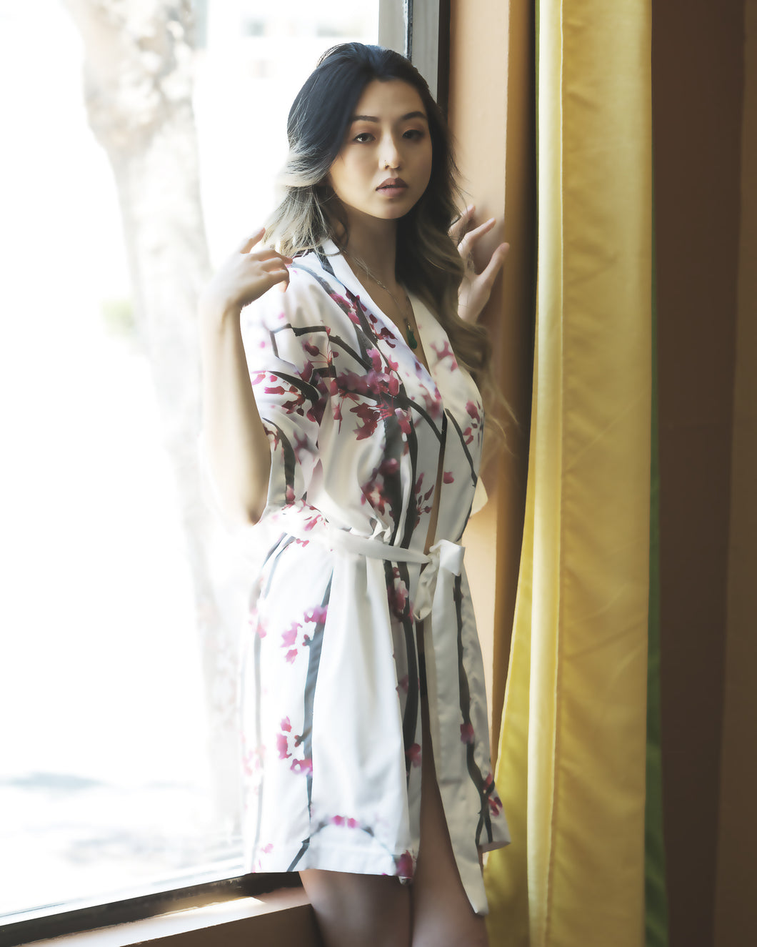 Cherry Blossom Tree Kimono/Wedding Robe