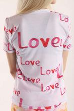 Load image into Gallery viewer, Love Open Neon Sign Light Painting Women&#39;s All Over Print Shirt
