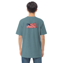 Load image into Gallery viewer, Battleship New Jersey USA FLAG Premium Heavyweight Tee
