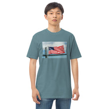 Load image into Gallery viewer, Battleship New Jersey USA FLAG Premium Heavyweight Tee
