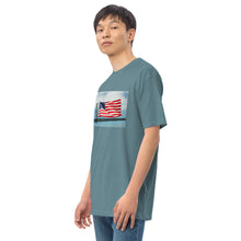 Load image into Gallery viewer, Battleship New Jersey USA FLAG Premium Heavyweight Tee
