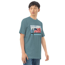 Load image into Gallery viewer, Battleship New Jersey USA FLAG Premium Heavyweight Tee
