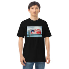 Load image into Gallery viewer, Battleship New Jersey USA FLAG Premium Heavyweight Tee
