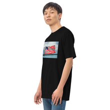 Load image into Gallery viewer, Battleship New Jersey USA FLAG Premium Heavyweight Tee
