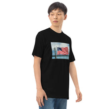 Load image into Gallery viewer, Battleship New Jersey USA FLAG Premium Heavyweight Tee
