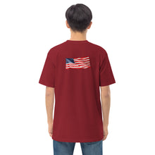 Load image into Gallery viewer, Battleship New Jersey USA FLAG Premium Heavyweight Tee
