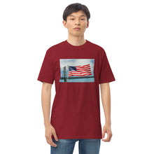 Load image into Gallery viewer, Battleship New Jersey USA FLAG Premium Heavyweight Tee
