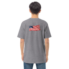 Load image into Gallery viewer, Battleship New Jersey USA FLAG Premium Heavyweight Tee
