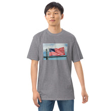 Load image into Gallery viewer, Battleship New Jersey USA FLAG Premium Heavyweight Tee
