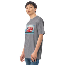 Load image into Gallery viewer, Battleship New Jersey USA FLAG Premium Heavyweight Tee
