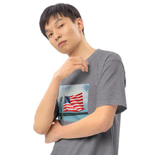 Load image into Gallery viewer, Battleship New Jersey USA FLAG Premium Heavyweight Tee
