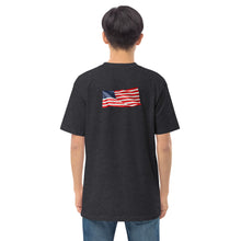 Load image into Gallery viewer, Battleship New Jersey USA FLAG Premium Heavyweight Tee
