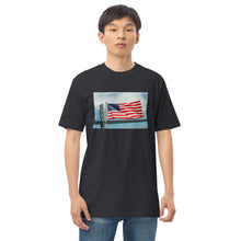 Load image into Gallery viewer, Battleship New Jersey USA FLAG Premium Heavyweight Tee
