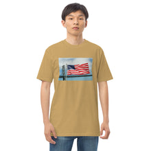 Load image into Gallery viewer, Battleship New Jersey USA FLAG Premium Heavyweight Tee
