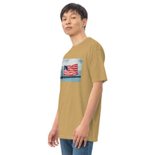 Load image into Gallery viewer, Battleship New Jersey USA FLAG Premium Heavyweight Tee
