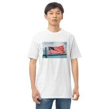 Load image into Gallery viewer, Battleship New Jersey USA FLAG Premium Heavyweight Tee
