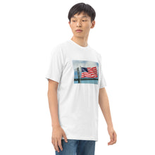 Load image into Gallery viewer, Battleship New Jersey USA FLAG Premium Heavyweight Tee
