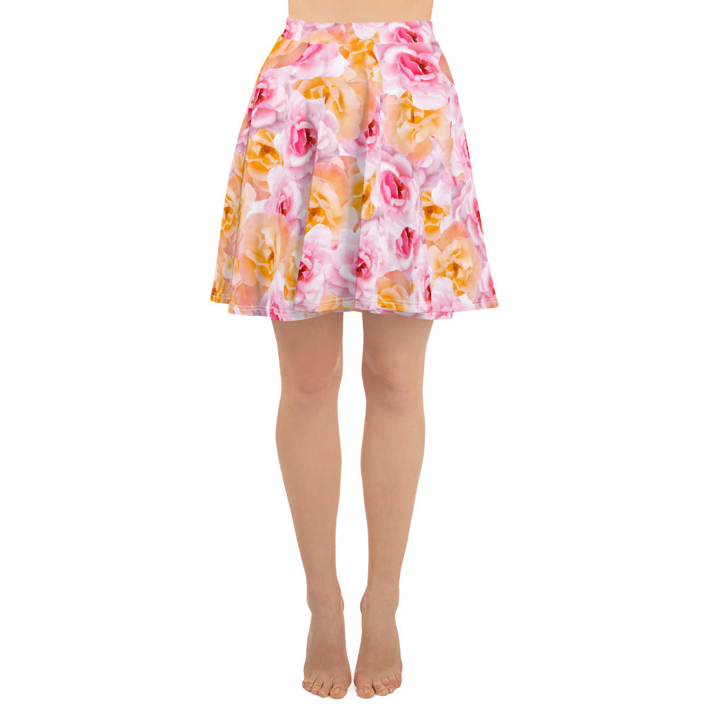 Skater Skirt Red Roses