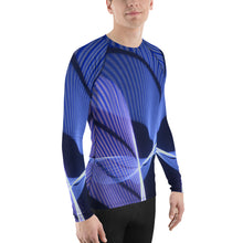 Load image into Gallery viewer, Men&#39;s Rash Guard Shirt - Driving the Bridge Number Four
