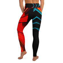 Load image into Gallery viewer, Cal Trans HQ Building Light Display Yoga Leggings

