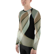 Load image into Gallery viewer, Men&#39;s Rash Guard Shirt - Driving the Bridge Number Three
