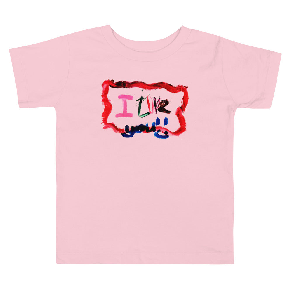 I Love You Toddler Short Sleeve Tee