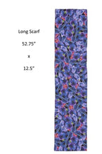 Load image into Gallery viewer, Purple Flowers Scarf
