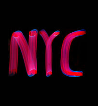 Load image into Gallery viewer, NYC Light Painting O-Neck T-Shirt
