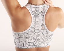 Load image into Gallery viewer, San Francisco 1971 Map Padded Sports Bra
