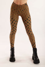 Load image into Gallery viewer, Yellow Signal Light Painting 2 Leggings
